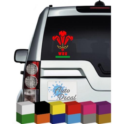 Welsh Rugby Vinyl Car Window Decal / Sticker / Graphic