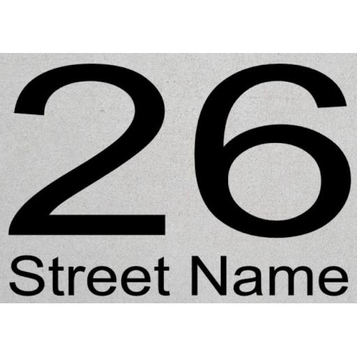 Number street name Personalised House Decal / Sticker / Graphic