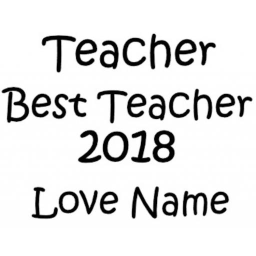 Teacher Decal / Sticker/ Graphic