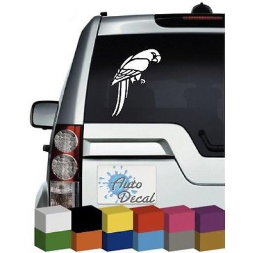 Parrot Vinyl Car Animal Window Bumper Decal / Sticker / Graphic
