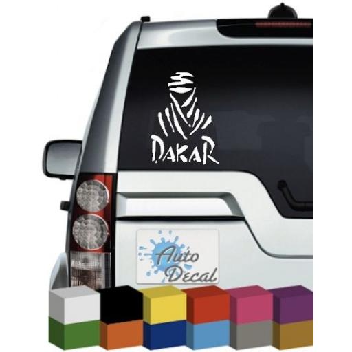 Dakar Rally Logo Vinyl Car, Van, 4x4, Window, Bumper Sticker / Graphic