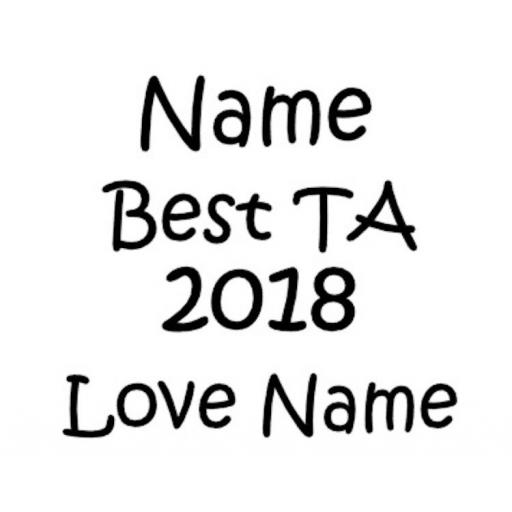 Best TA Decal / Sticker/ Graphic
