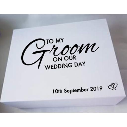 Personalised Wedding Box to My V2 Decal / Sticker / Graphic