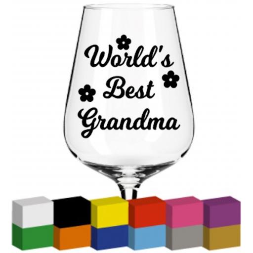 World's Best Personalised Glass / Mug / Cup Decal / Sticker / Graphic