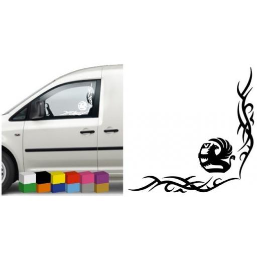 Vauxhall Van/Car Side Window Stickers x 2 Decal / Graphic, Van, Lorry, Bus,Coach