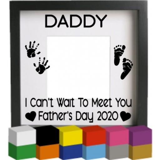 Daddy Vinyl Glass Block / Photo Frame Decal / Sticker / Graphic