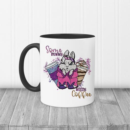Some bunny needs coffee Mug