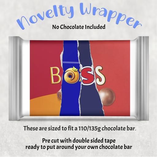 Boss Chocolate Bar Wrapper