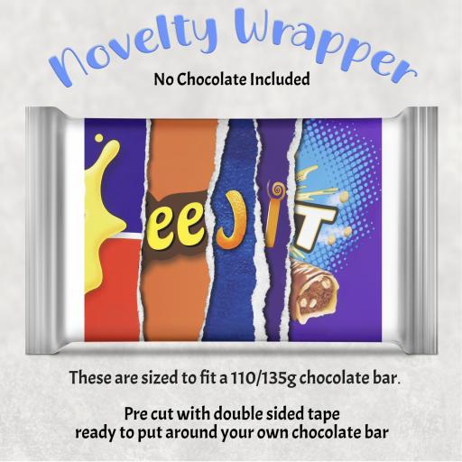 Eejit Chocolate Bar Wrapper