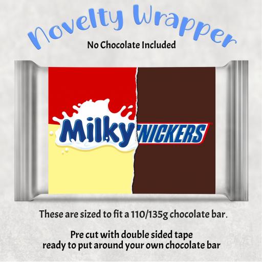 Milkynickers Chocolate Bar Wrapper
