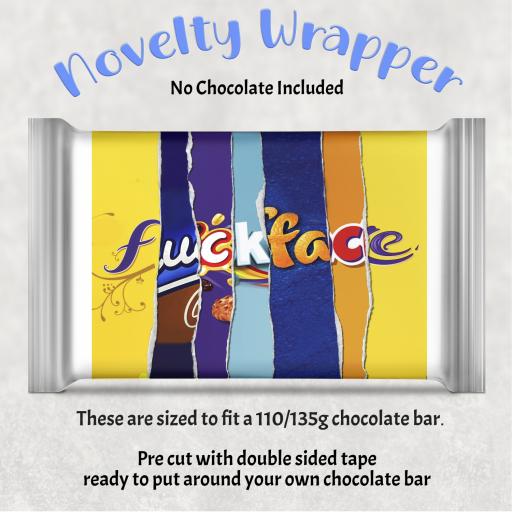 Fuckface Chocolate Bar Wrapper