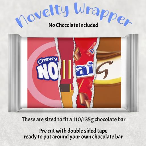 Nollaig Chocolate Bar Wrapper