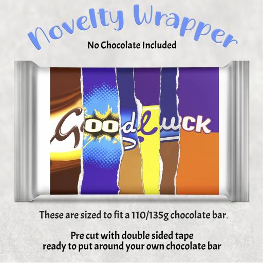 Good Luck Chocolate Bar Wrapper