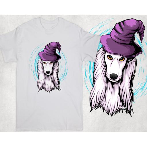 Afghan Hound Wizard T-shirt, Hoodie or Vest