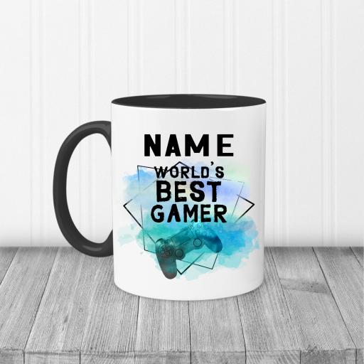 World's Best Gamer Personalised Mug