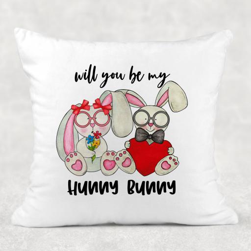 Will you be my Hunny Bunny Cushion Cover