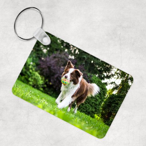 Pet Memorial, Don't cry for me, I'm ok Personalised Keyring