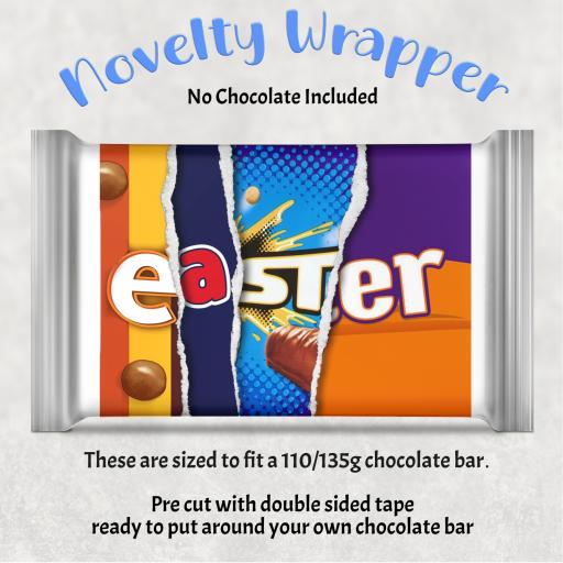 Easter Chocolate Bar Wrapper